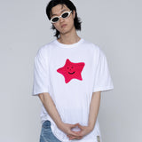 [UNISEX] Paint Star Smile Short-Sleeved T-shirt