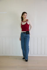 COZY BUSTIER TOP SET (2 COLORS)