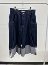 Rank denim pants