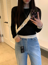[MADE] VELY TENCEL LAYERED TEE