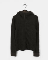 Hapip Fur Color Stripe Zip-Up