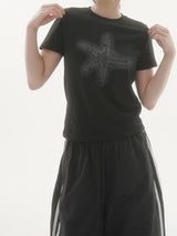 スターフィッシュグラフィックショートスリーブTシャツ -3C