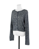 クリミットフォーマルシンボルラウンドニットカーディガン