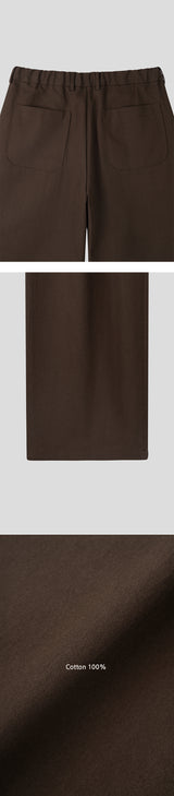 [F/W] Warm half banding pants(6color)