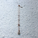 Rose Gold Moonstone Necklace