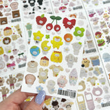 set of 10 stickers