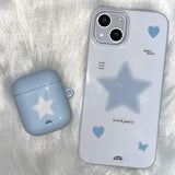 [made] bebe star skyblue phone case (hard)