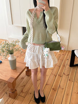 [MADE] Rules Button Henley Neck Knit
