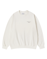 25FW BASIC LOGO NAPPING SWEATSHIRT CREAM