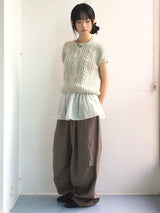 Cotton Nut Half Knit