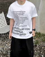Coral Lettering Short Sleeve T-Shirt