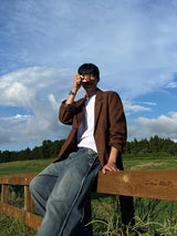 Dear Suede Blazer M L (2 Colors)