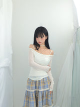 Texture Shirring Jumper