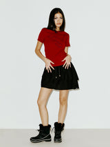  BUTTERFLY TEE RED