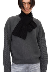 Merino Cable Knit Scarf