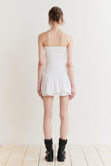 BELLA TUBE DRESS white