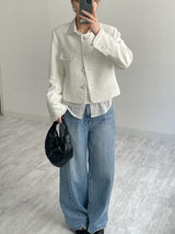 Seasoning Tweed Short Jacket