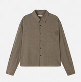 No.1382 M small check crop SHIRT (3color)