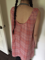 Houndstooth check midi dress (2color)
