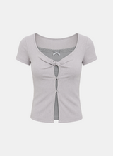Evia Twist Layered T-shirt