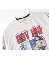 TL Day-1 ヴィンテージウォッシュドスウェットシャツ（エクリュ）