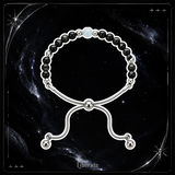 (UNISEX) [S.Steel] Mono Drop Beads Bracelet
