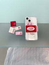 キッチュラベルフォンケース (RED)