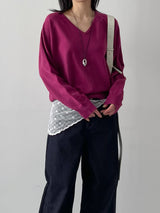 Caro V-neck Loose Fit Knit