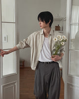 Lottie Linen Crop Shirt