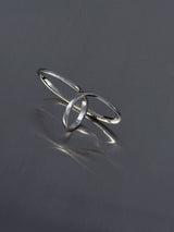 [925silver] Line art ring