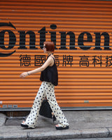 Dot Polka Dot Bootcut Long Pants