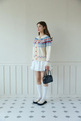 ICELANDIC PATTERNED CARDIGAN