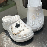 [made]gold&black ver resin shoes charm set 