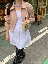 [MADE]ドットプリーツロングブーツカットパンツ