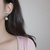 Butterfly and Pearl Piercing - Silver Color