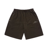 24FW UPSIDE DOWN BASIC LOGO SHORT PANTS BROWN