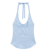 stショルダー トップ (blue)