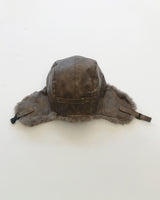 Kyoka Winter Leather Trooper Hat (3color)