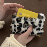 leopard chain wallet bag (3color)
