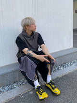 Snap Hooded Nylon Vest 3C