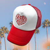 Heartlogo Trucker Cap Red