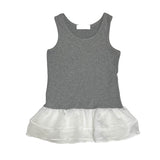 Frill layered sleeveless