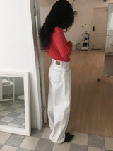 Bleaching Wide denim