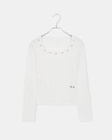 レウハスタッドラウンドネックスリムTシャツ