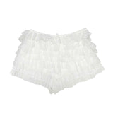 Vanilla lace shorts