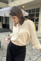 サンドウォッシングシャツ_2COLORS