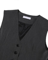 Eve Pintuck Vest (2color)