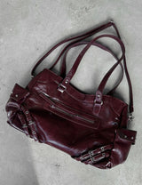 Motor Leather Shoulder Bag