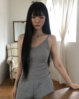 メティル レース キャップ ノースリーブ トップ