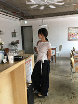 ループシルク半袖Tシャツ (2color)